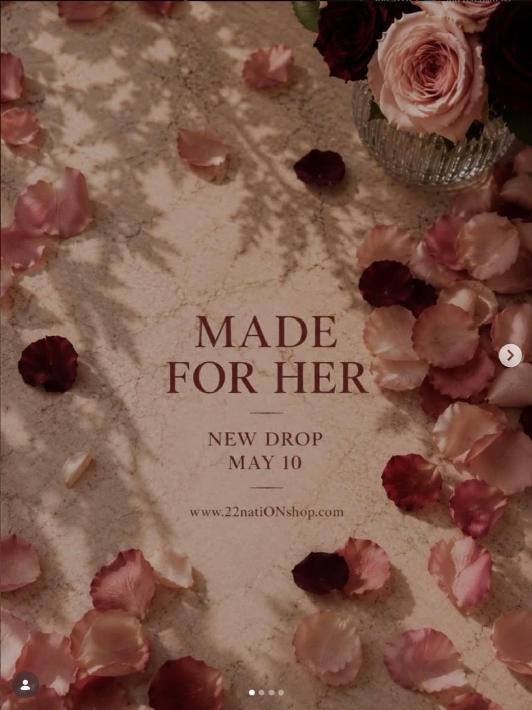 22 natiON campaign creative — Made for Her drop