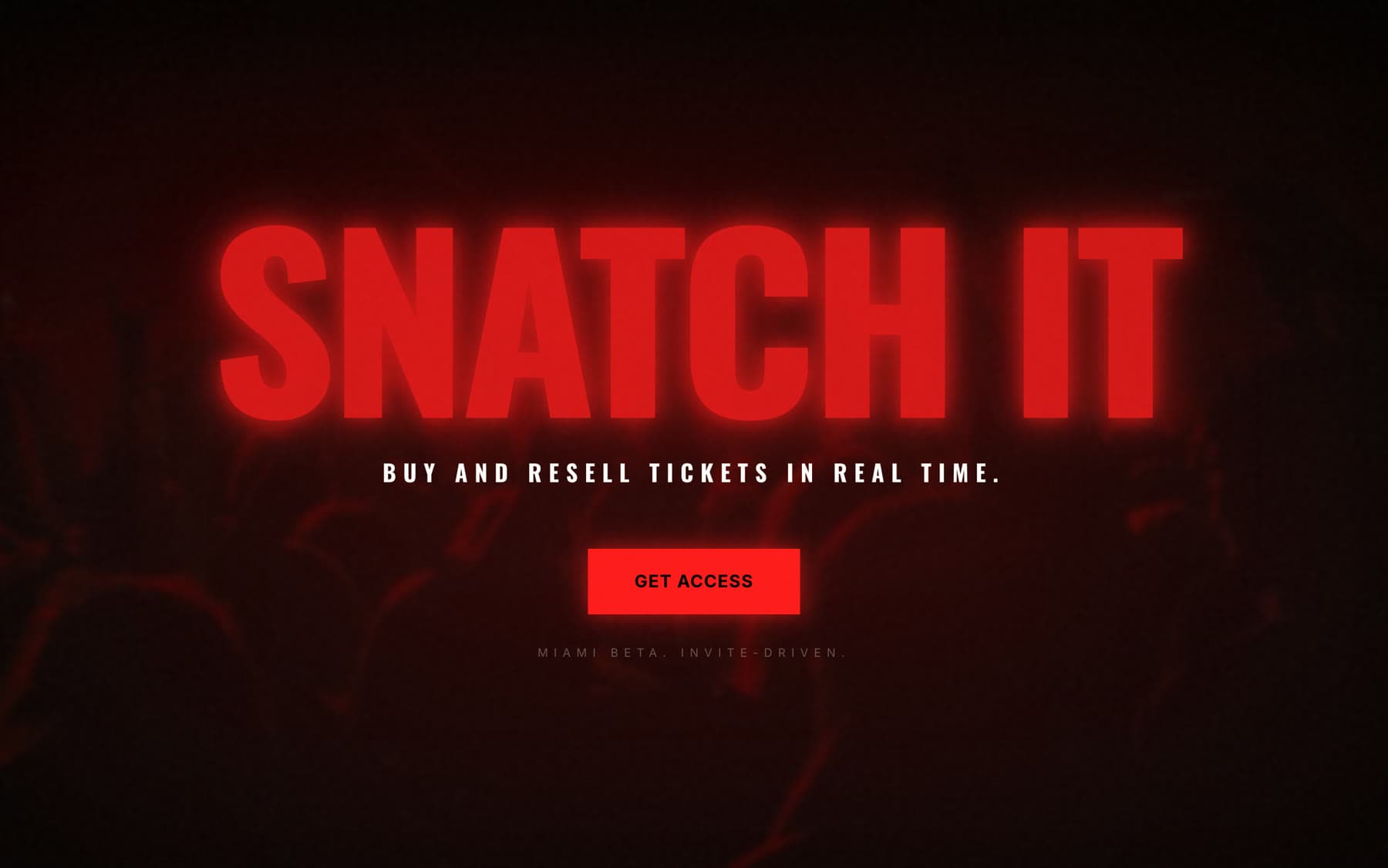 Snatch It — Nightlife Marketplace · App